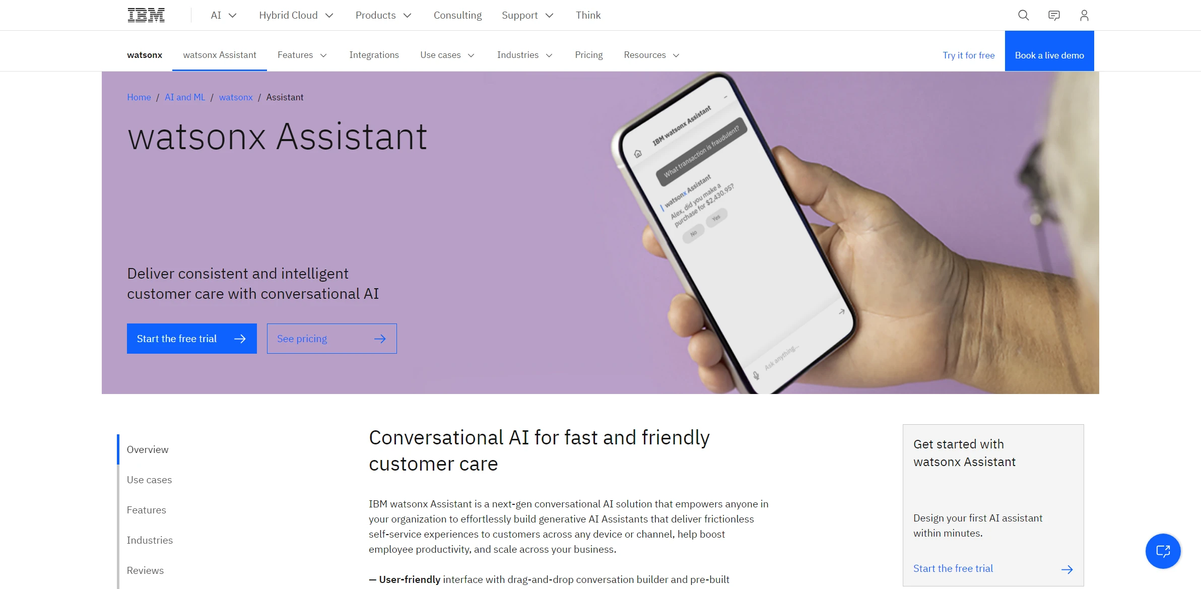 IBM Watson Assistant